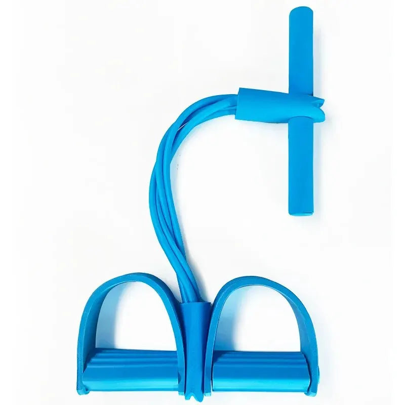 4-Tube Pedal Resistance Trainer - Sit-Up & Core Strength Equipment