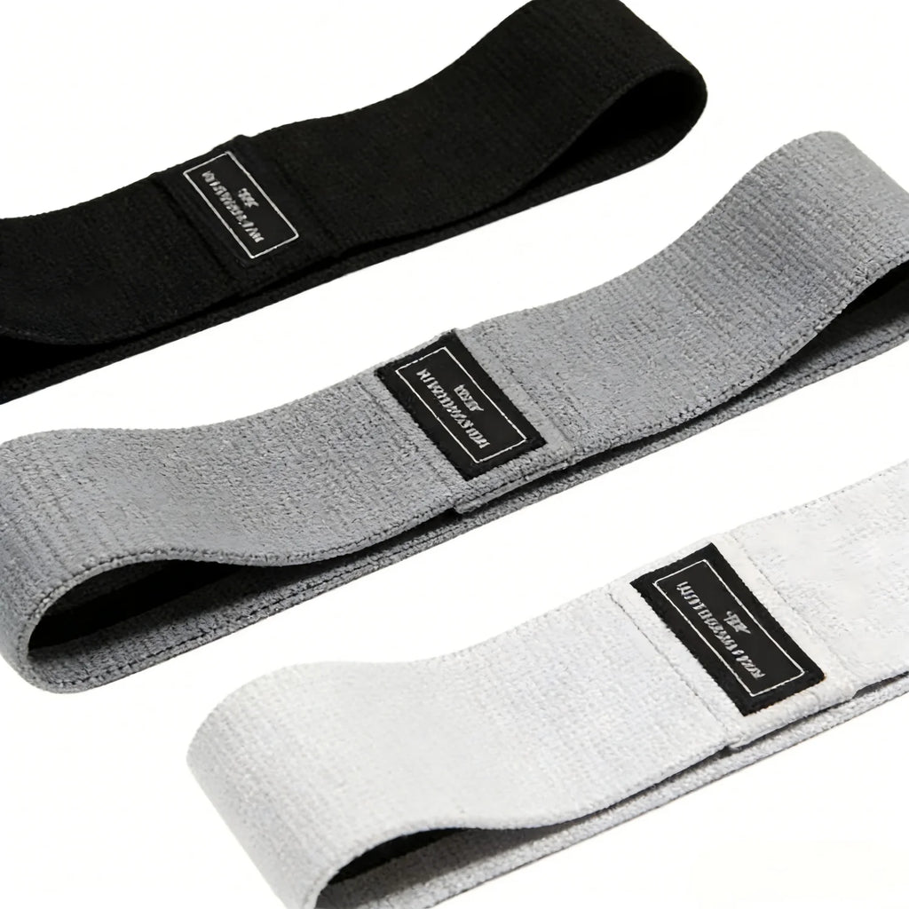 Basic Fabric Resistance Bands, Hip Glute Thigh Workout Loop Bands for Squats Yoga Gym Fitness