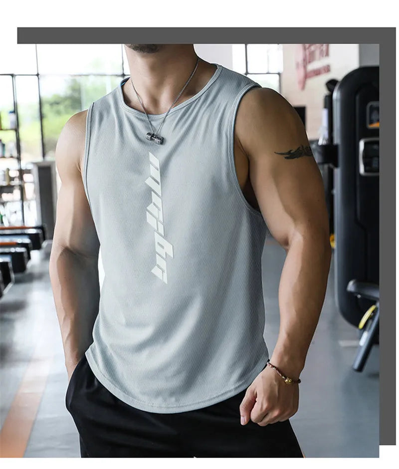 Men's Quick-Dry Tank Top - Gym & Basketball