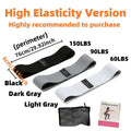 Basic Fabric Resistance Hip Booty Bands Glute Thigh Elastic Workout Bands Squat Circle Stretch Fitness Strips Loops Yoga Gym