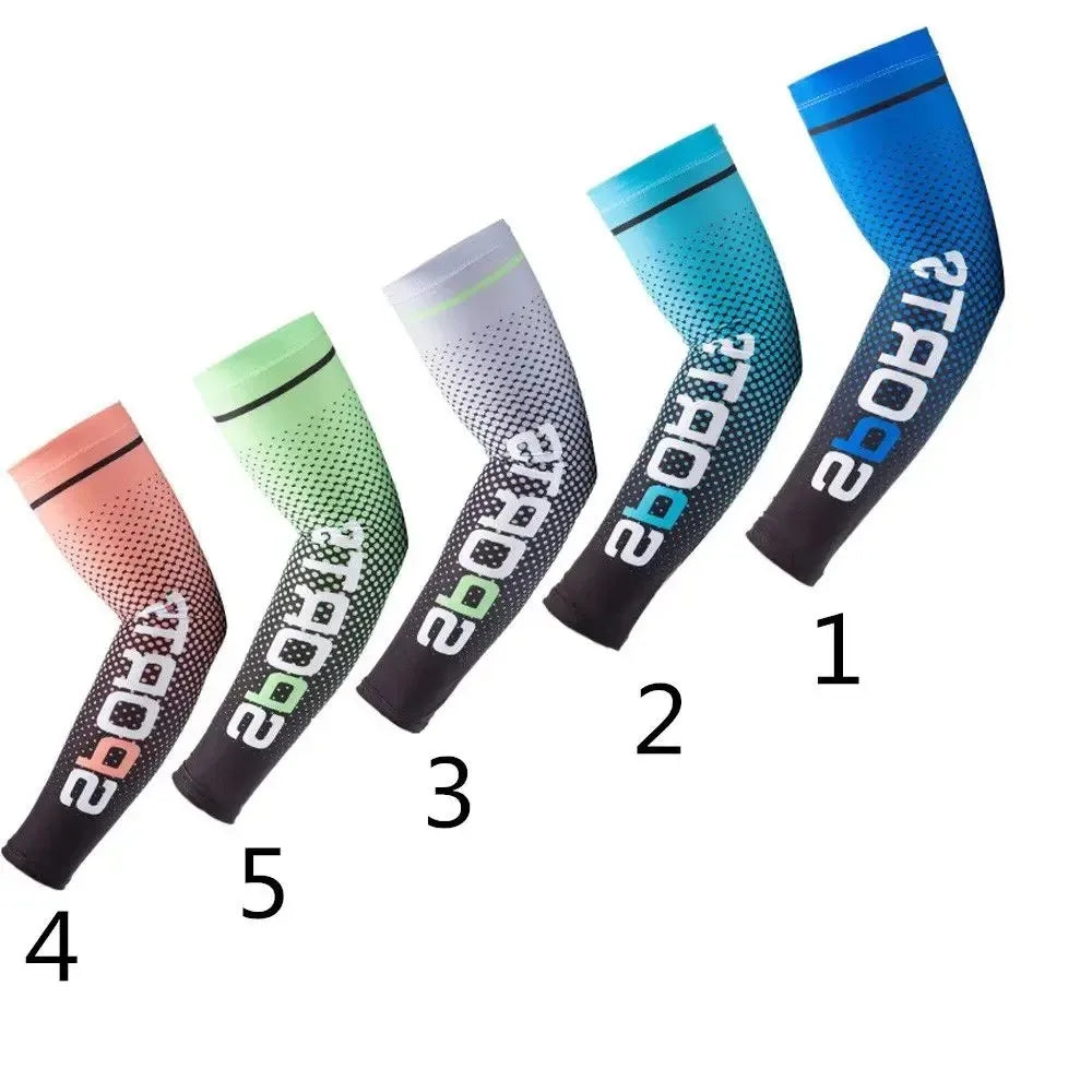 UV Protection Arm Sleeves - Cooling Ice Silk Sleeves for Cycling