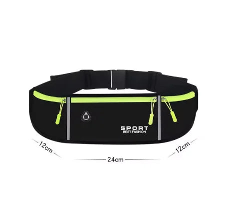 Running Waist Bag - Waterproof Phone Holder Belt for Cycling & Gym