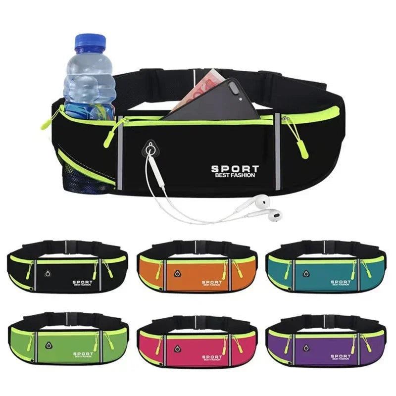 Running Waist Bag - Waterproof Phone Holder Belt for Cycling & Gym