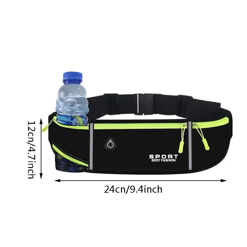 Running Waist Bag - Waterproof Phone Holder Belt for Cycling & Gym