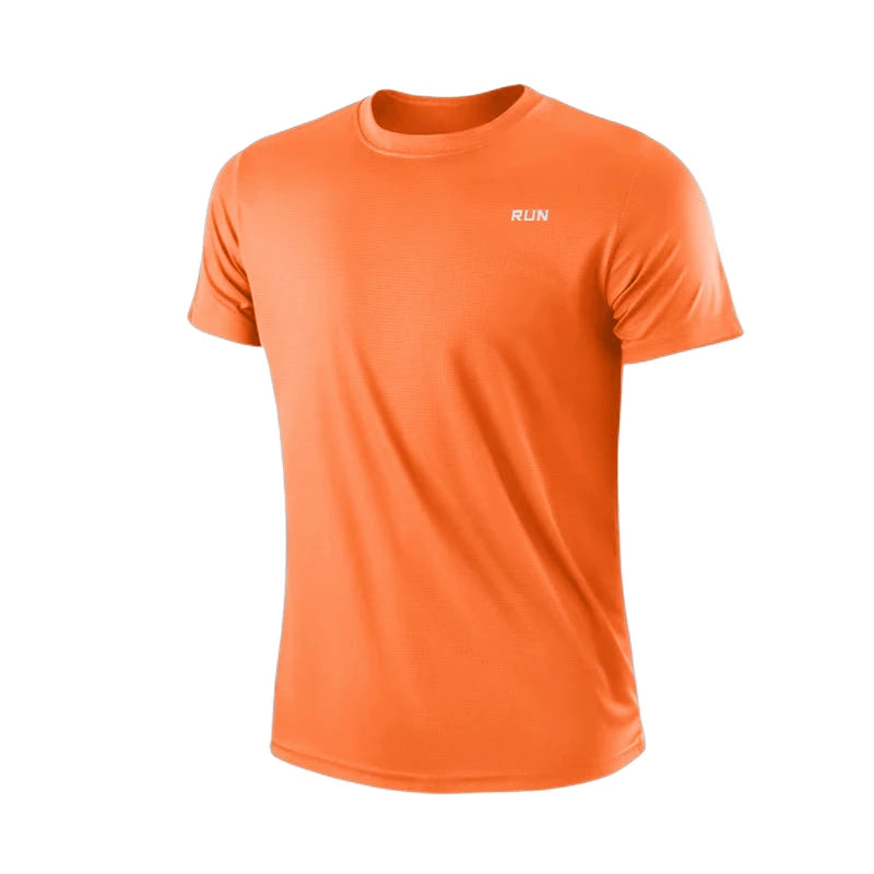 Mens Workout Shirt Quick Dry - Moisture Wicking Training Tee