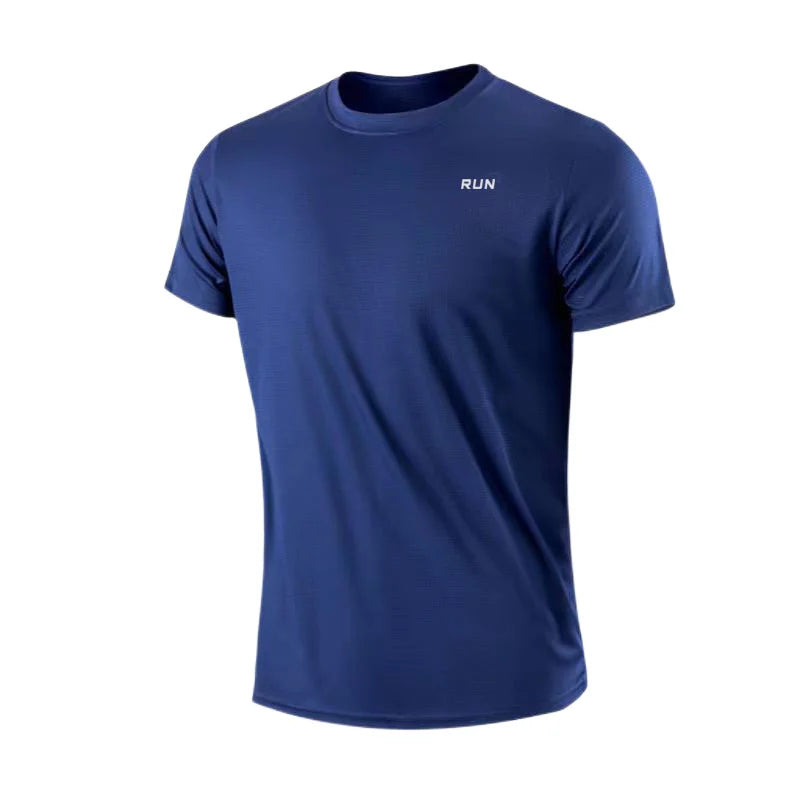 Mens Workout Shirt Quick Dry - Moisture Wicking Training Tee