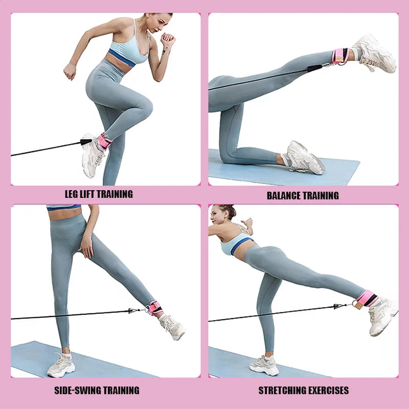 Ankle Resistance Bands – Sculpt Legs & Glutes at Home