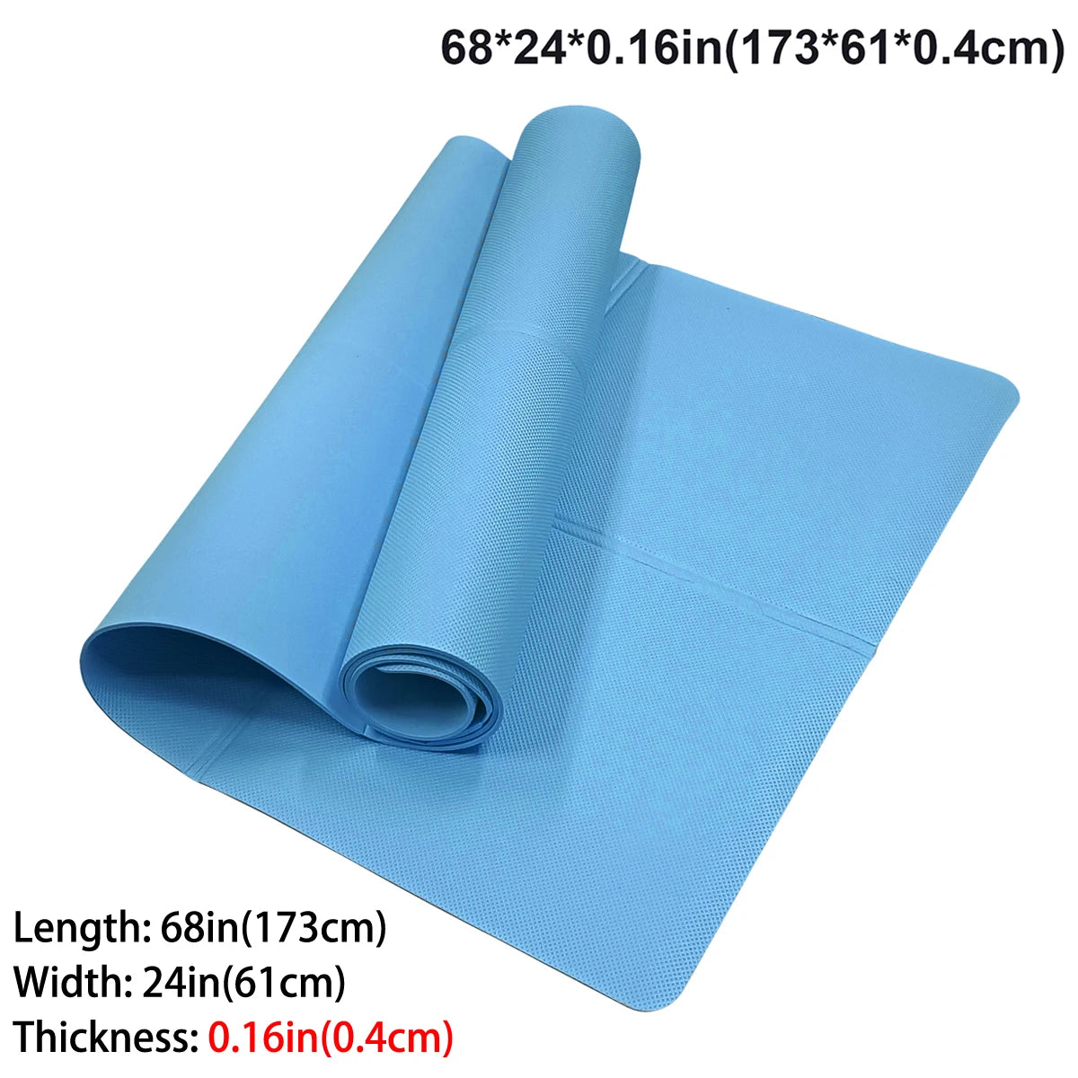 4MM Thick EVA Yoga Mats Anti-slip Sport Fitness Mat Blanket For Exercise Yoga And Pilates Gymnastics Mat Fitness Equipment