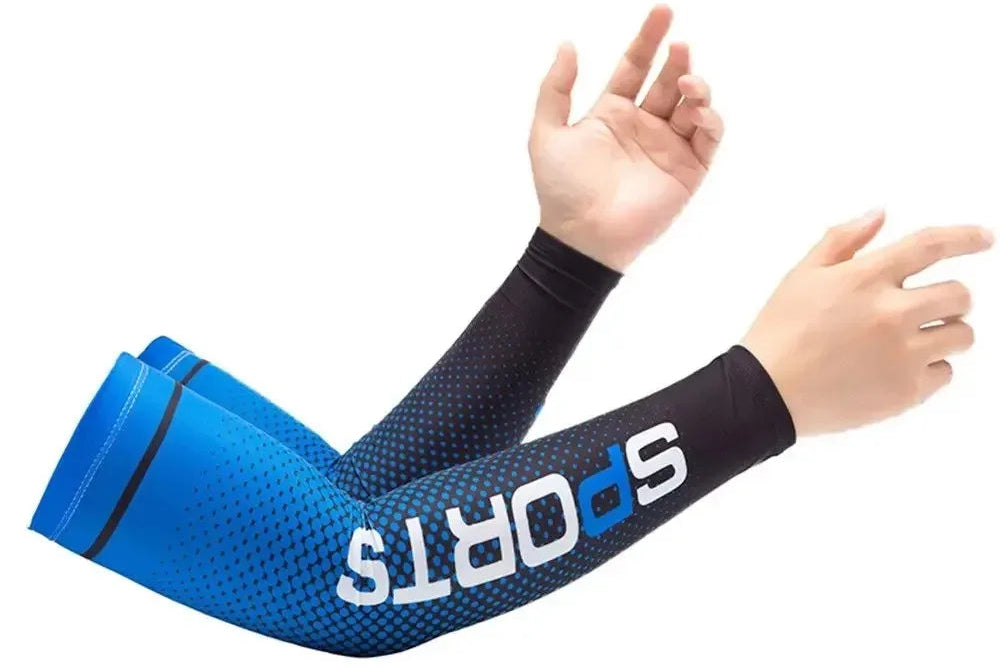 UV Protection Arm Sleeves - Cooling Ice Silk Sleeves for Cycling