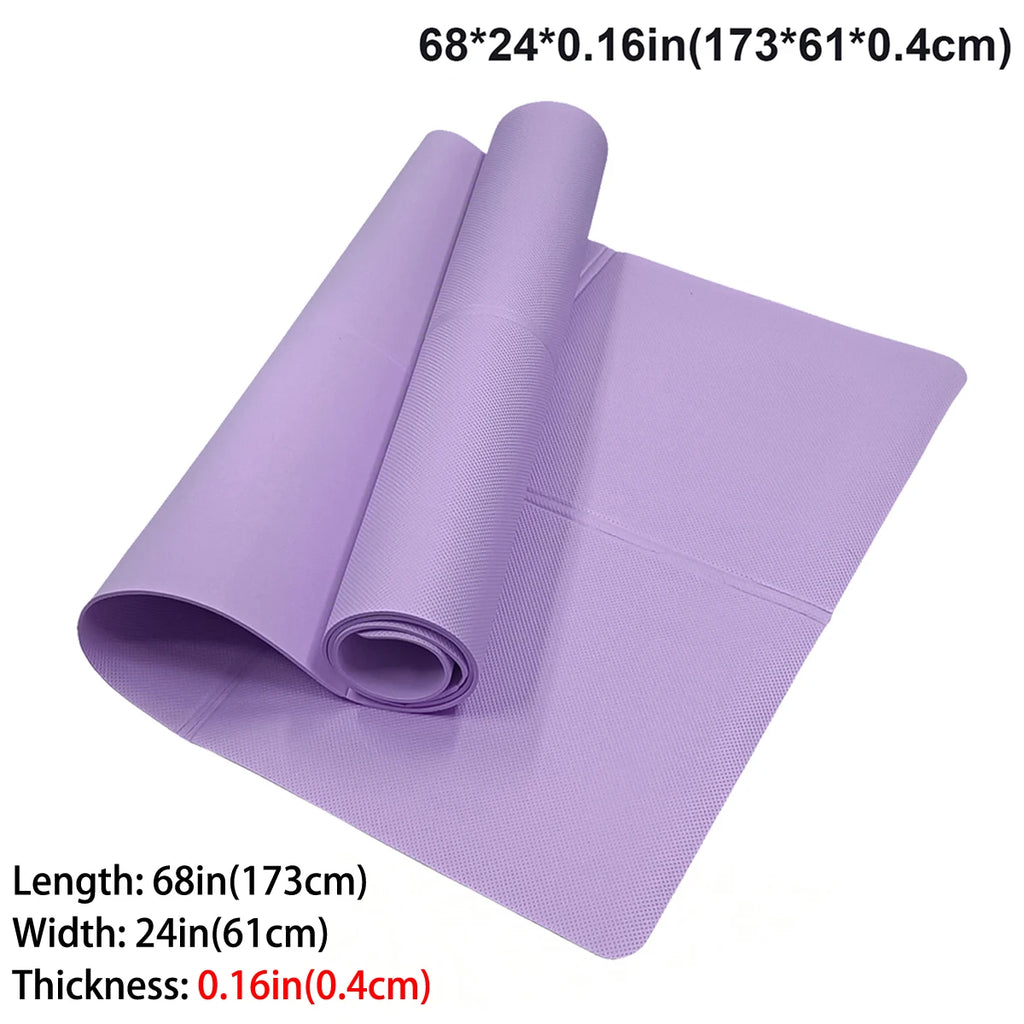 4MM Thick EVA Yoga Mats Anti-slip Sport Fitness Mat Blanket For Exercise Yoga And Pilates Gymnastics Mat Fitness Equipment