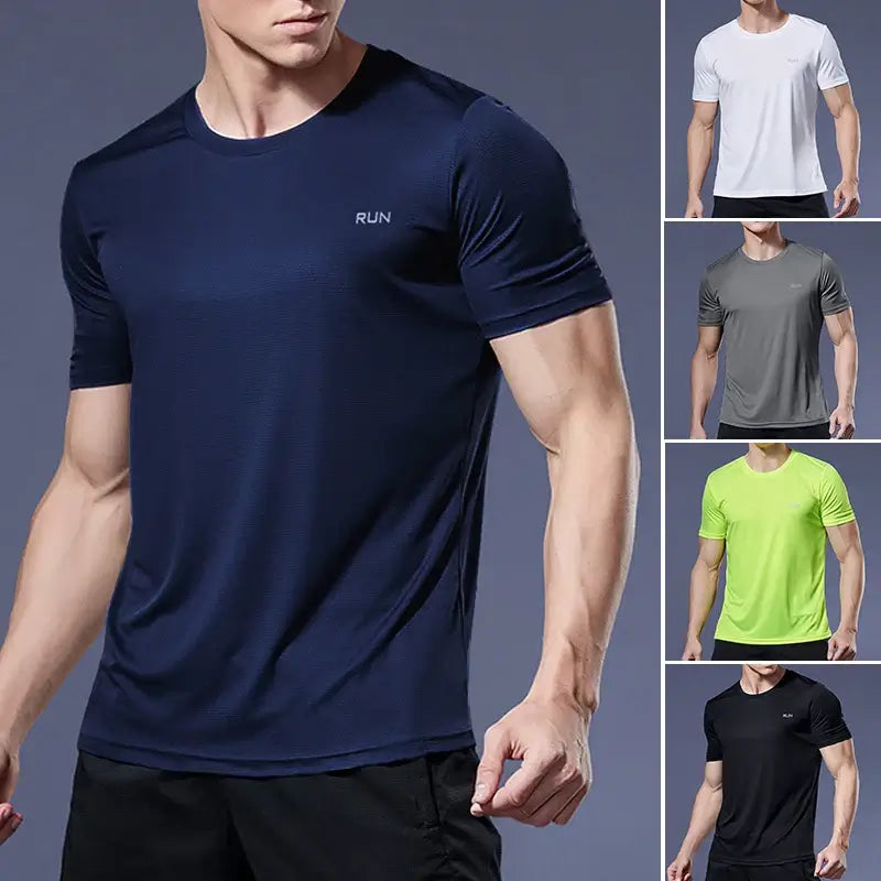 Compression Shirt Men - Quick Dry Athletic Performance Wear