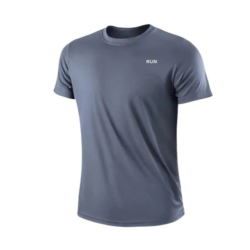 Mens Workout Shirt Quick Dry - Moisture Wicking Training Tee
