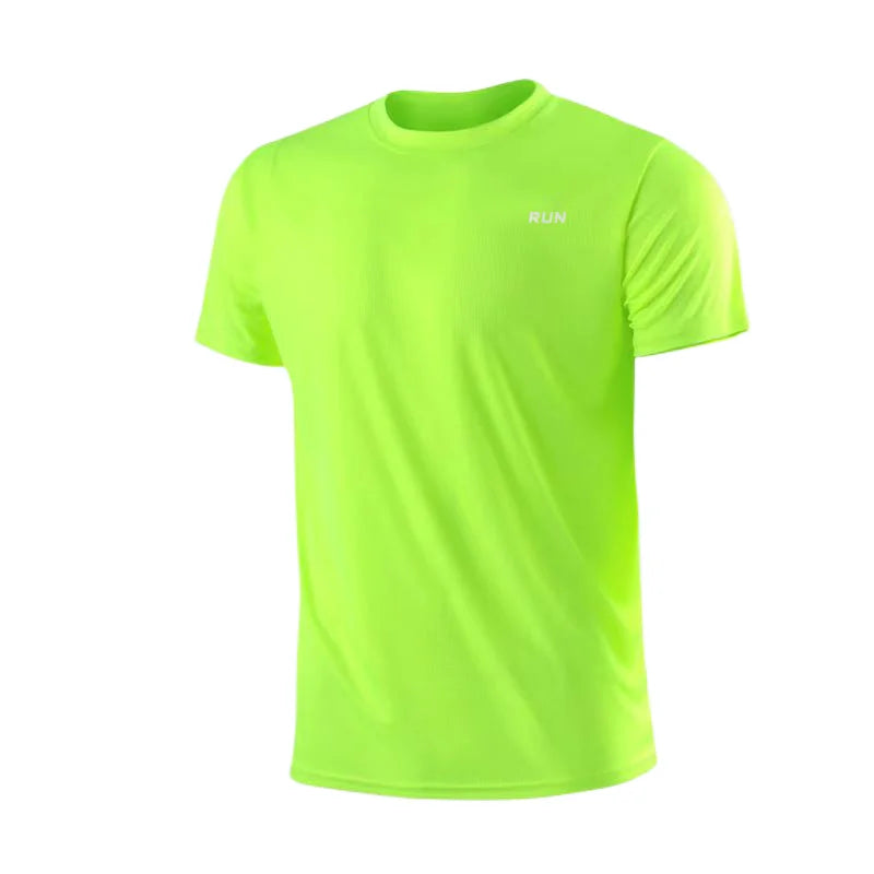 Mens Workout Shirt Quick Dry - Moisture Wicking Training Tee