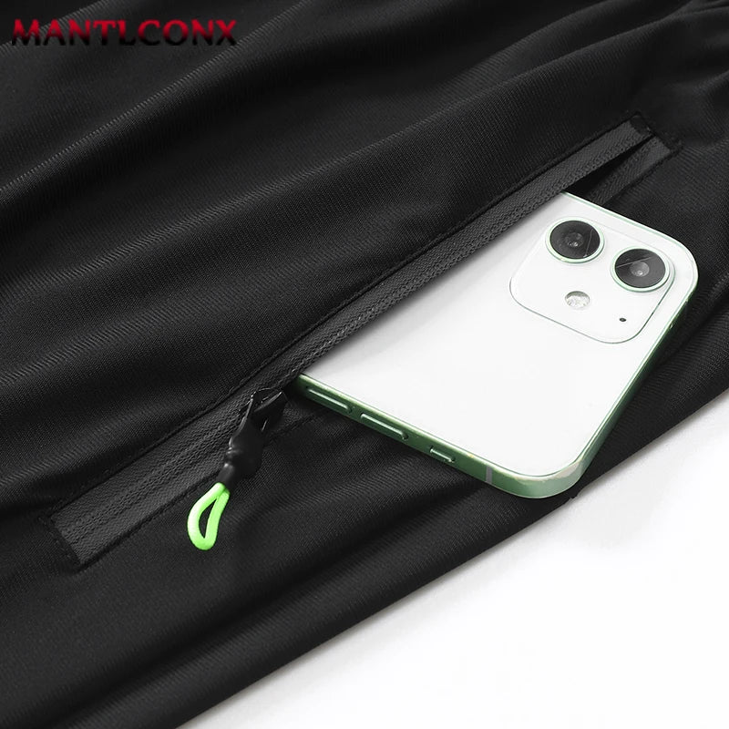 Summer Men's Shorts Cool Sportswear Running Sport Shorts Casual Bottoms Gym Fitness Training Jogging Short Pants Men Black Gray