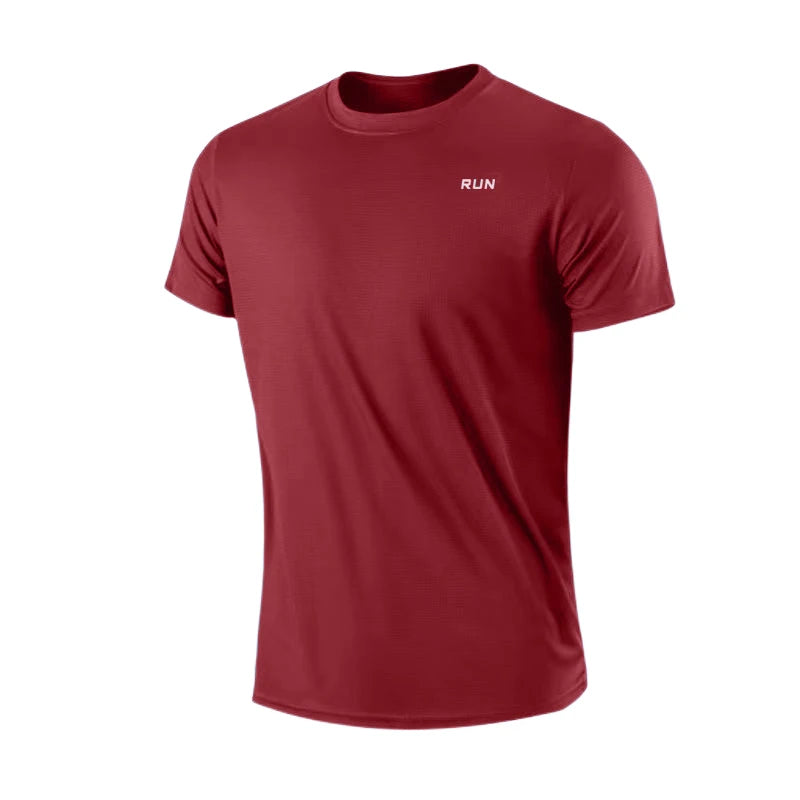 Mens Workout Shirt Quick Dry - Moisture Wicking Training Tee