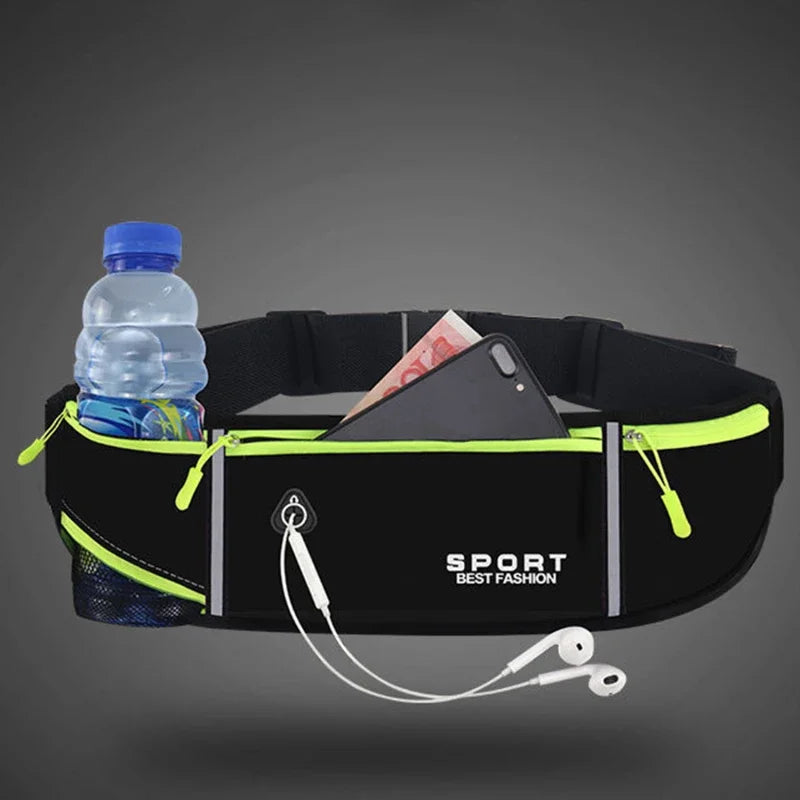 Running Waist Bag - Waterproof Phone Holder Belt for Cycling & Gym