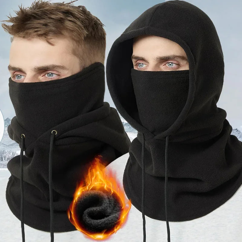 Winter Thermal Fleece Balaclava - Windproof Face Mask & Neck Warmer