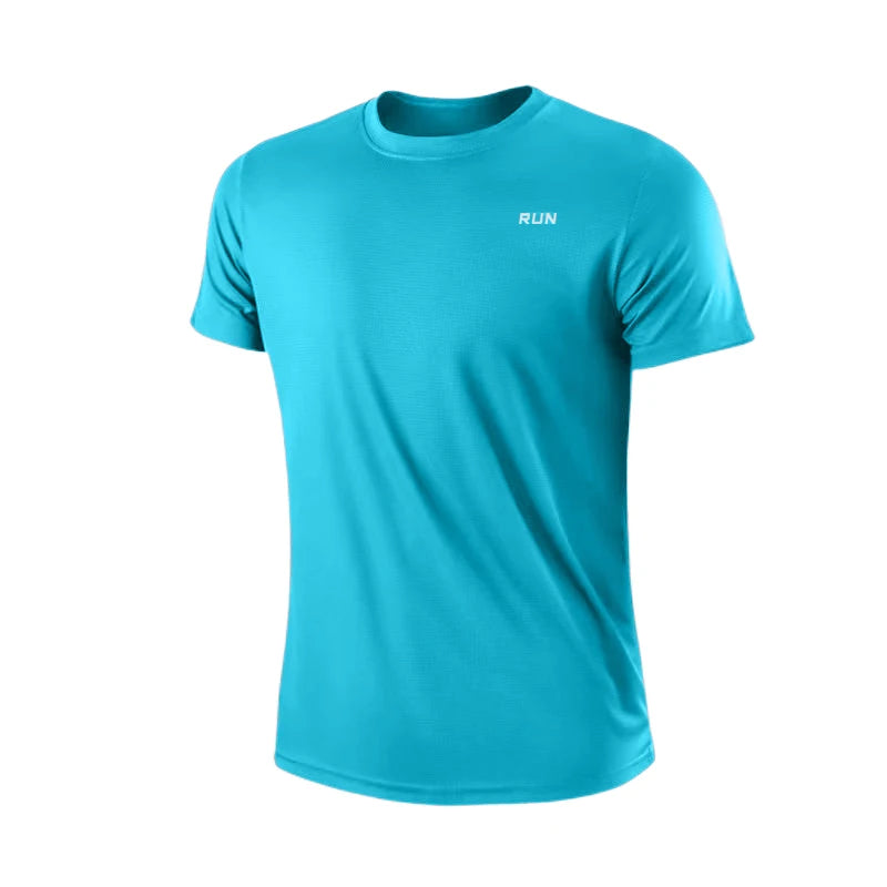 Mens Workout Shirt Quick Dry - Moisture Wicking Training Tee