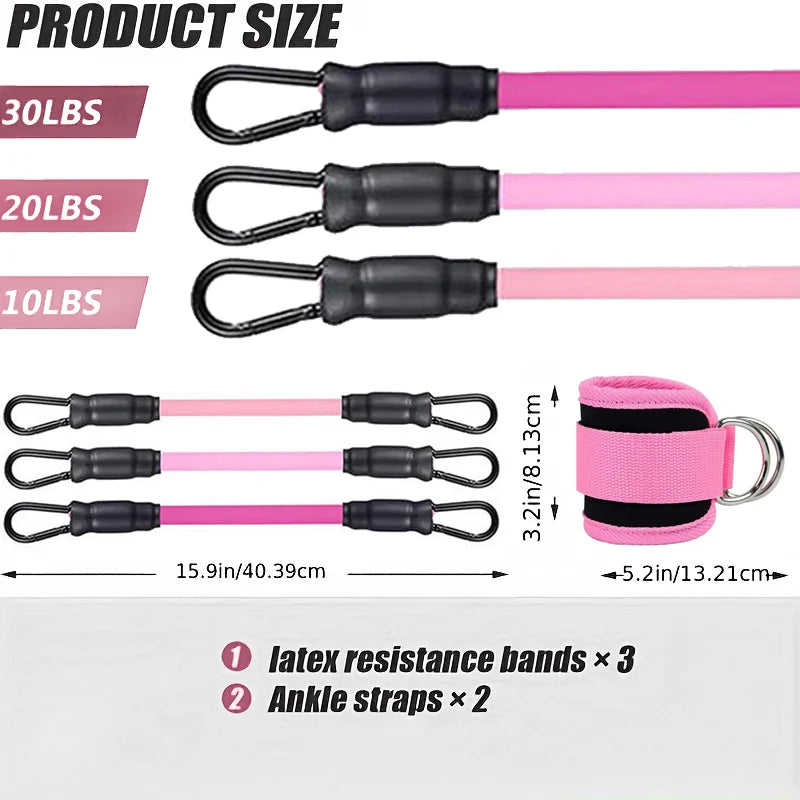 Ankle Resistance Bands – Sculpt Legs & Glutes at Home