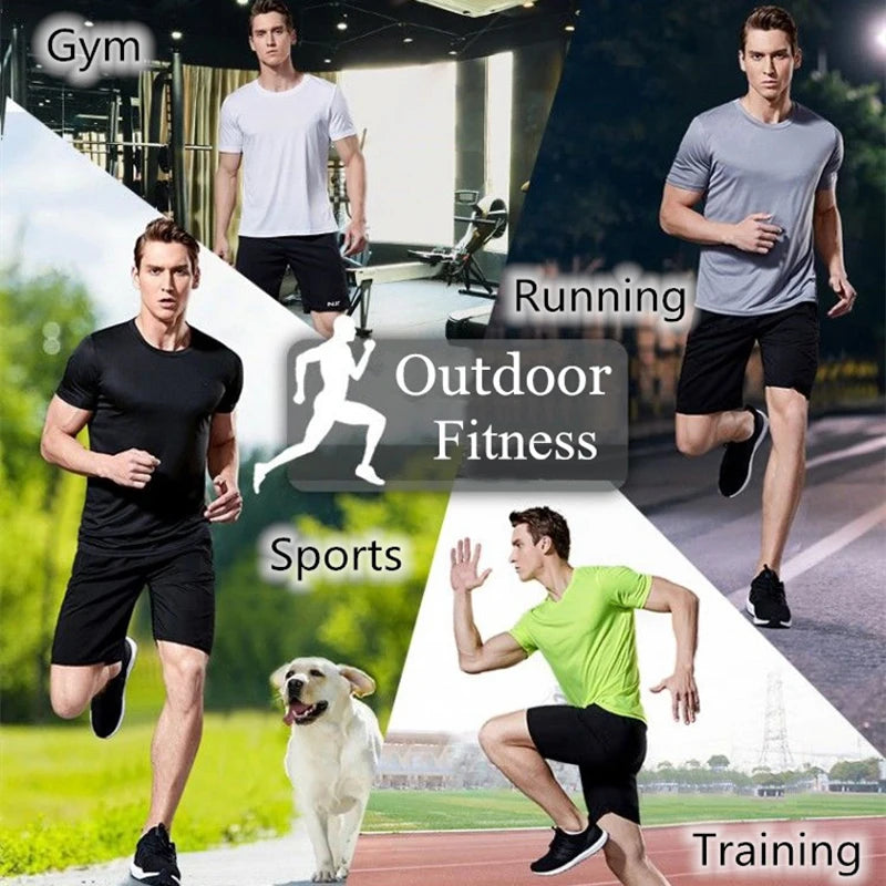 Mens Workout Shirt Quick Dry - Moisture Wicking Training Tee