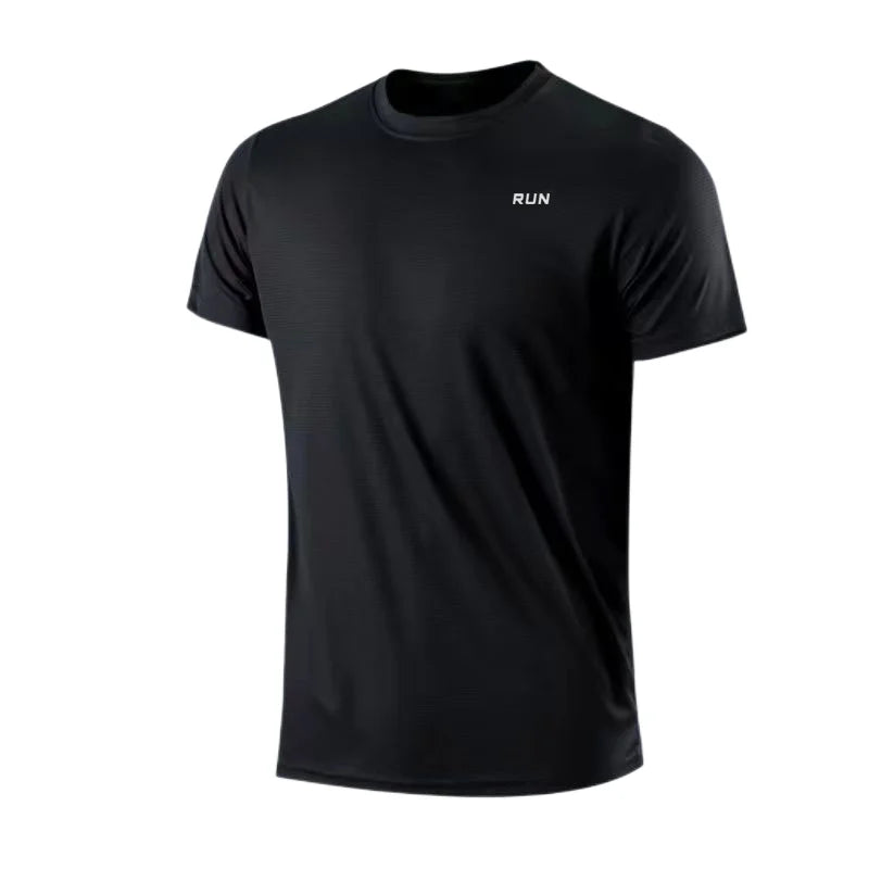 Mens Workout Shirt Quick Dry - Moisture Wicking Training Tee